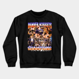 Denver Nuggets Bootleg Crewneck Sweatshirt